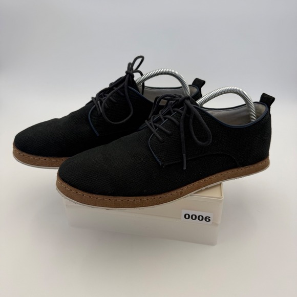 Pajar Canada Mens Black Knit Derby Lace Up Oxford Shoes Size 10-10.5‎ Euro 43